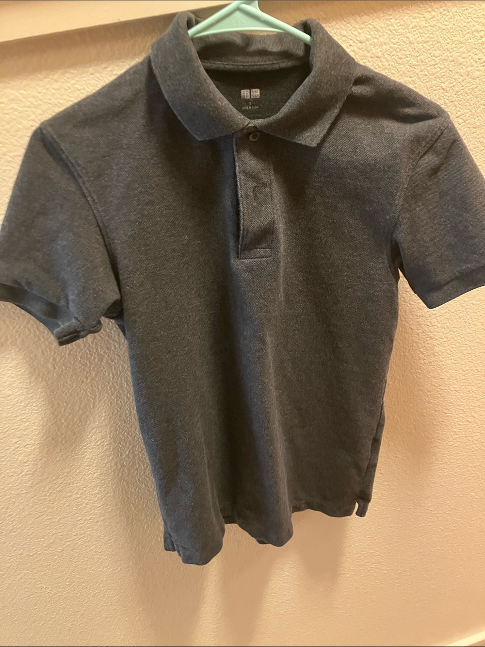Uniqlo Black Tee with Printed Neck Label